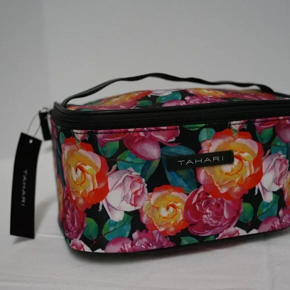 Tahari Floral Makeup Bag - Picture 4 of 4